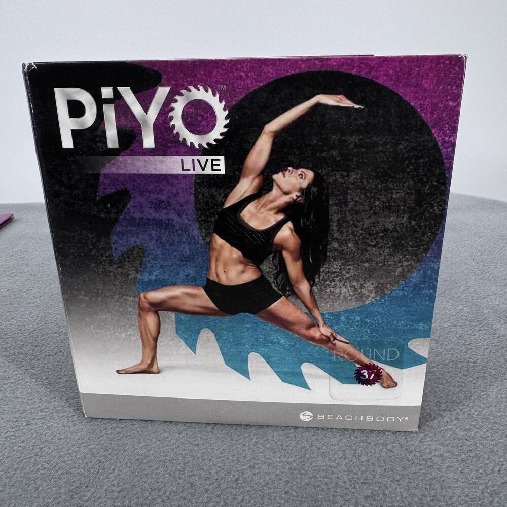 PiYo Live Round‎ 37 Beachbody Workout DVD & Music CD Yoga Pilates Set Fitness